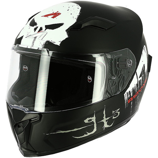 Integral Motorcycle Helmet Astone GT3 Ghost Black Matt