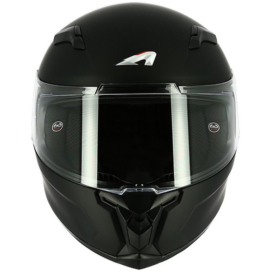 Integral Motorcycle Helmet Astone GT3 Solid Black Matt
