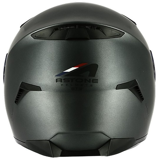 Integral Motorcycle Helmet Astone GT3 Solid Titanium Matt