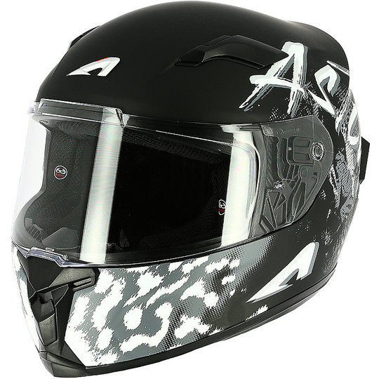 Integral Motorcycle Helmet Astone GT3 Tiger Matt Black