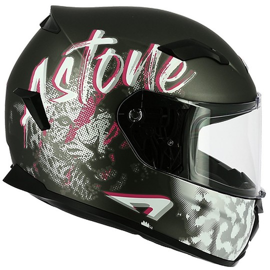 Integral Motorcycle Helmet Astone GT3 Tiger Pink