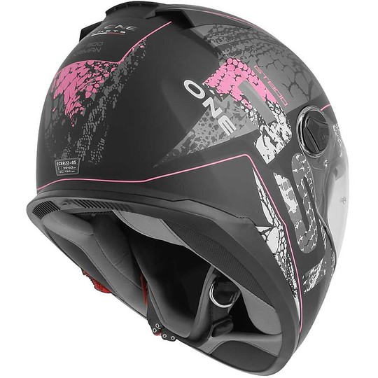 Integral Motorcycle Helmet Astone GT800 EVO Kaiman Black Pink