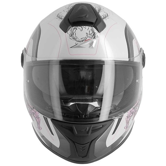 Integral Motorcycle Helmet Astone GT800 EVO Spring White Pink