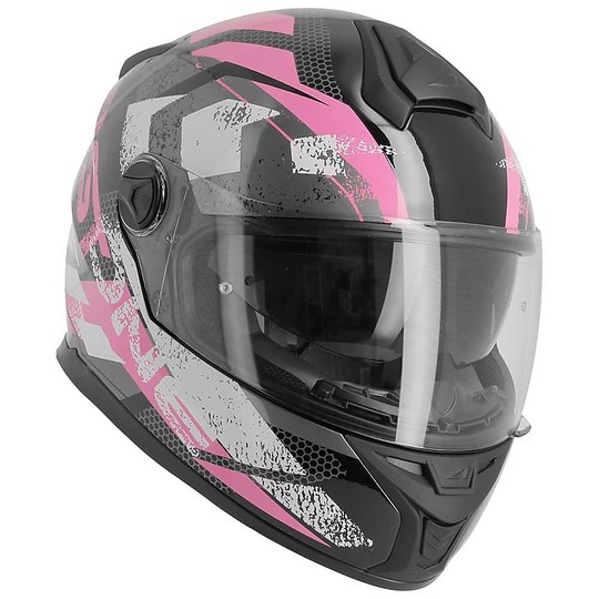 Integral Motorcycle Helmet Astone GT800 EVO Track Black Pink