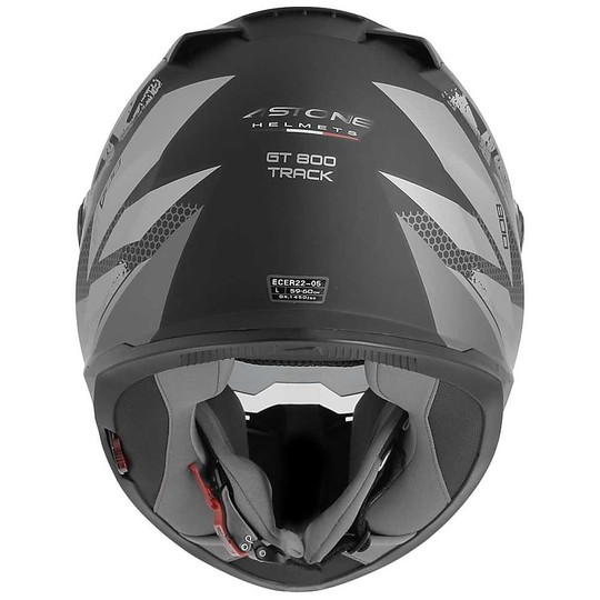 Integral Motorcycle Helmet Astone GT800 EVO Track Matt Gray