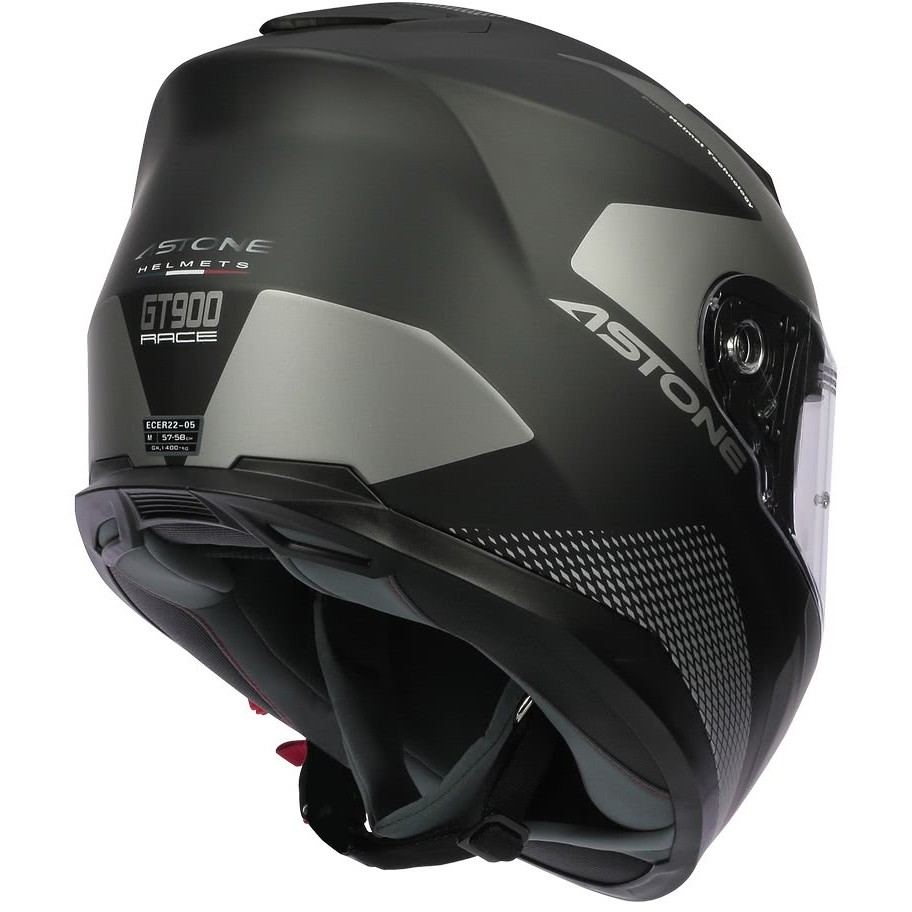 Integral Motorcycle Helmet Astone GT900 RACE Matt Black