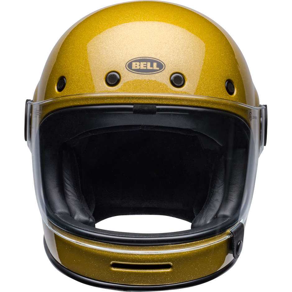 Integral Motorcycle Helmet Bell BULLITT GOLD FLAKE