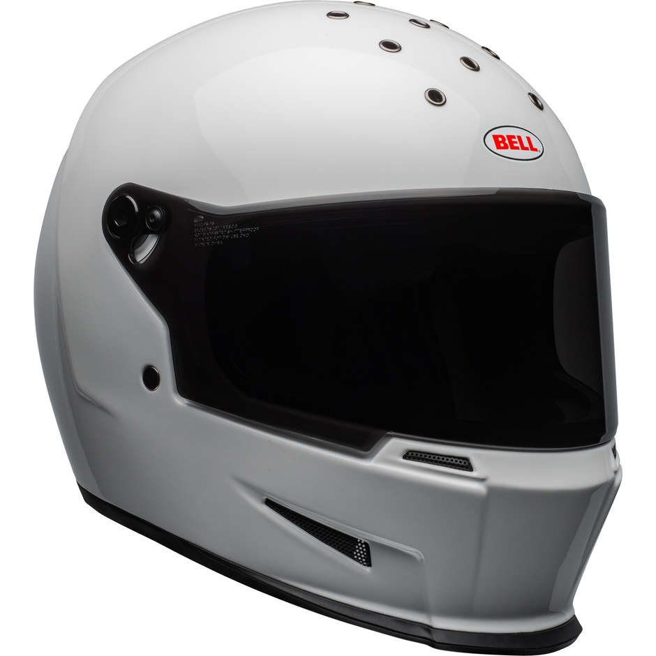 Integral Motorcycle Helmet Bell ELIMINATOR White