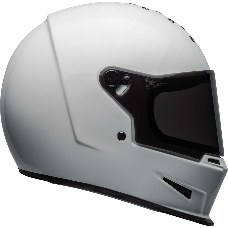 Integral Motorcycle Helmet Bell ELIMINATOR White