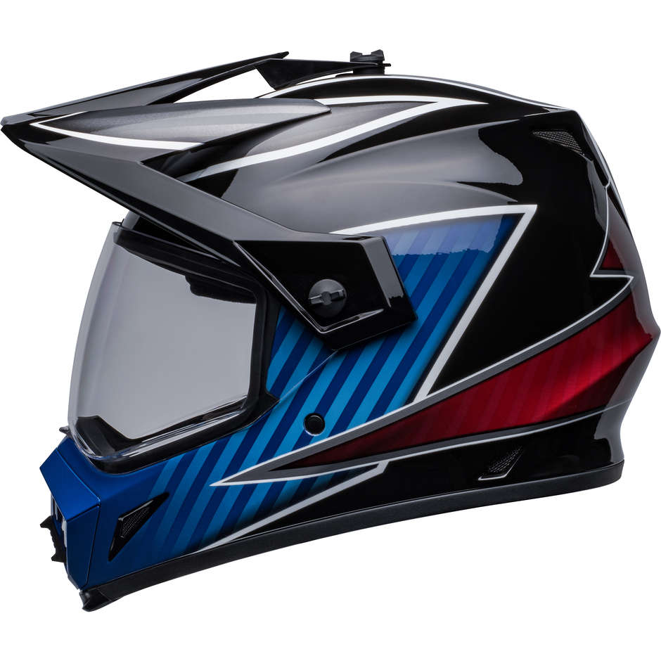 Integral Motorcycle Helmet Bell MX-9 ADVENTURE MIPS DALTON Black Blue