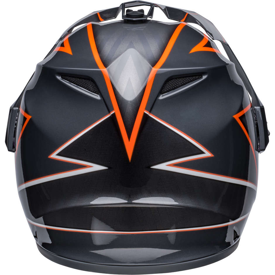 Integral Motorcycle Helmet Bell MX-9 ADVENTURE MIPS DALTON Black Orange