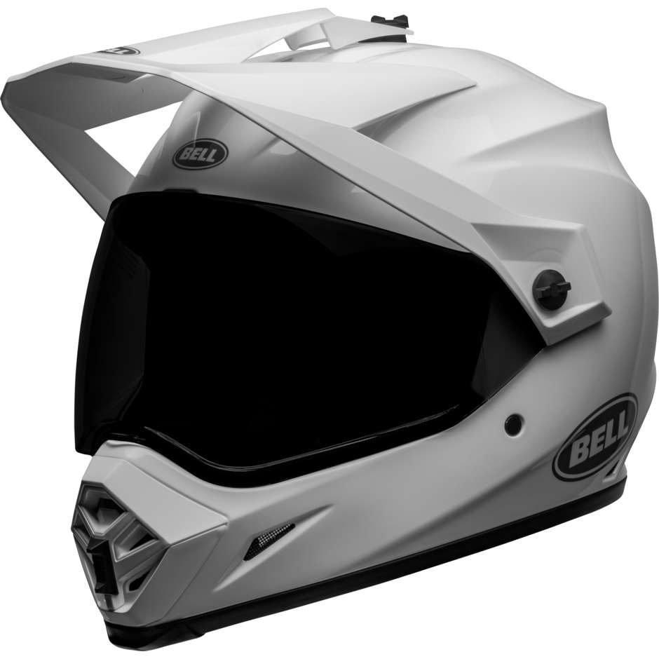 Integral Motorcycle Helmet Bell MX-9 ADVENTURE MIPS White