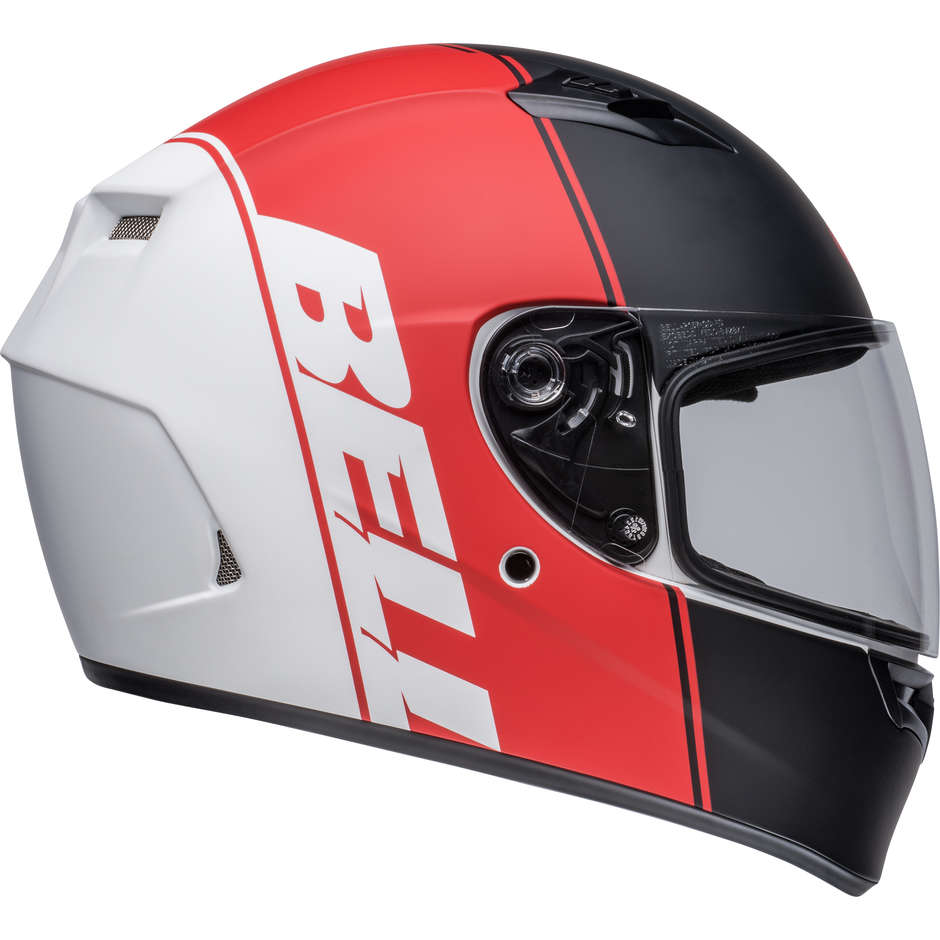 Integral Motorcycle Helmet Bell QUALIFIER ASCENT Black Red Matt