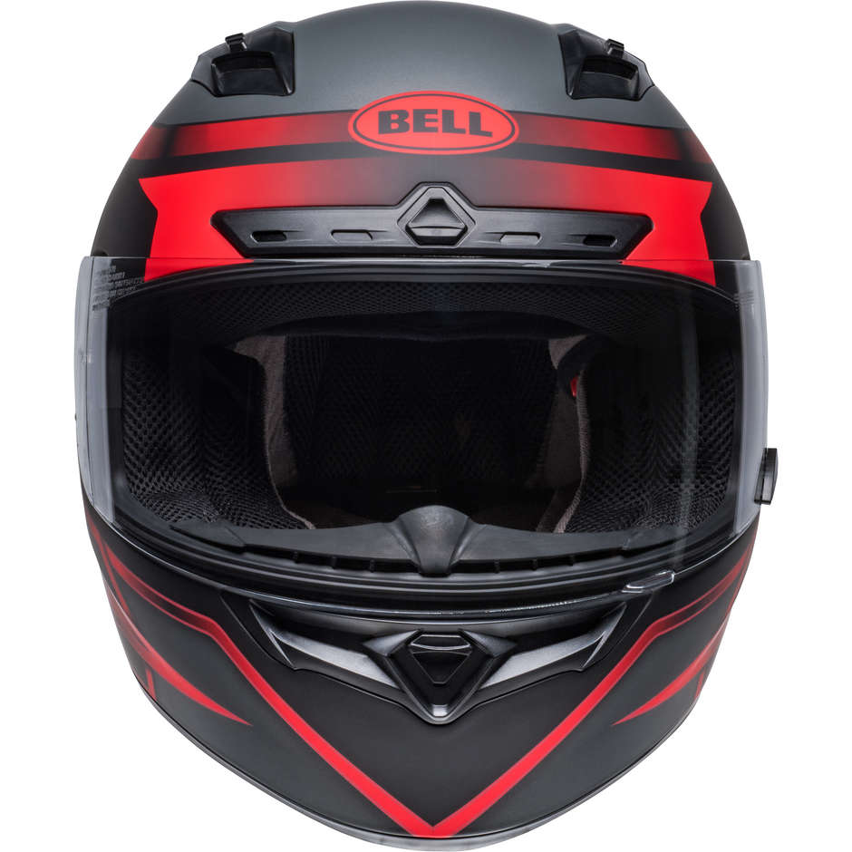 Integral Motorcycle Helmet Bell QUALIFIER DLX MIPS RAISER Black Red Matt