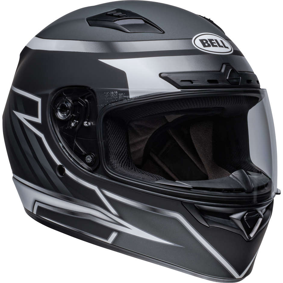 Integral Motorcycle Helmet Bell QUALIFIER DLX MIPS RAISER Matt Black White