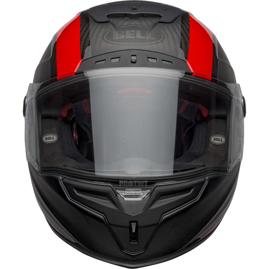Integral Motorcycle Helmet Bell RACE STAR DLX TANTRUM2 Black Red Matt Glossy