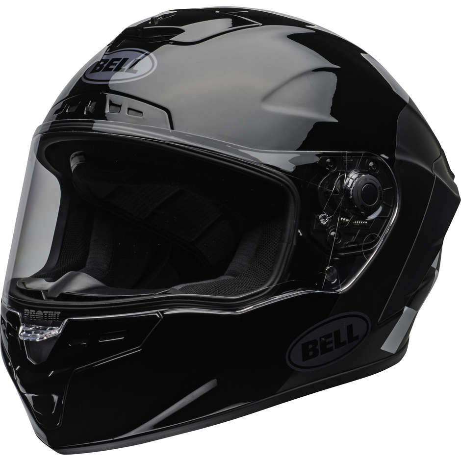 Integral Motorcycle Helmet Bell STAR DLX MIPS LUX CHECKERS Black Matt Glossy White