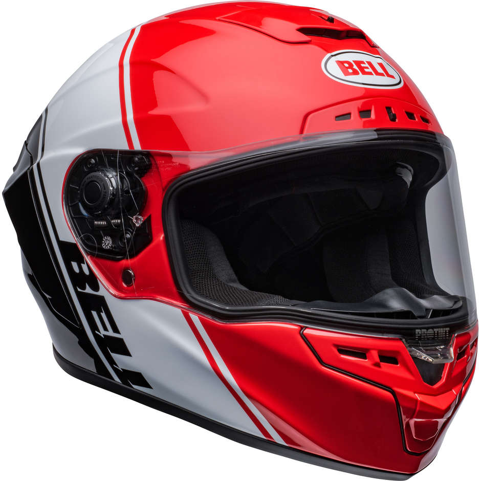 Integral Motorcycle Helmet Bell STAR DLX MIPS SUMMIT Red White