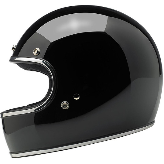Integral Motorcycle Helmet Biltwell Model Gringo Glossy Black