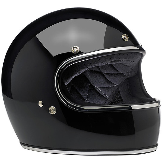 Integral Motorcycle Helmet Biltwell Model Gringo Glossy Black