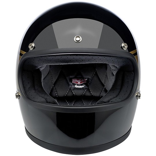 Integral Motorcycle Helmet Biltwell Model Gringo Holeshot Glossy Black