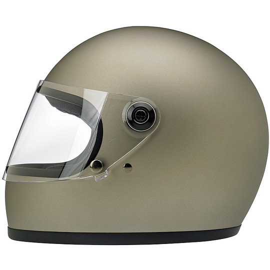 Integral Motorcycle Helmet Biltwell Model Gringo S With Matte Titanium Visor