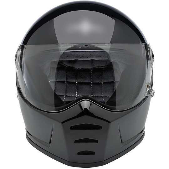 Integral Motorcycle Helmet Biltwell Model Lane Splitter Glossy Black