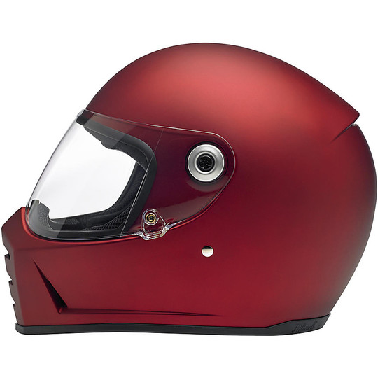 Integral Motorcycle Helmet Biltwell Model Lane Splitter Matte Red