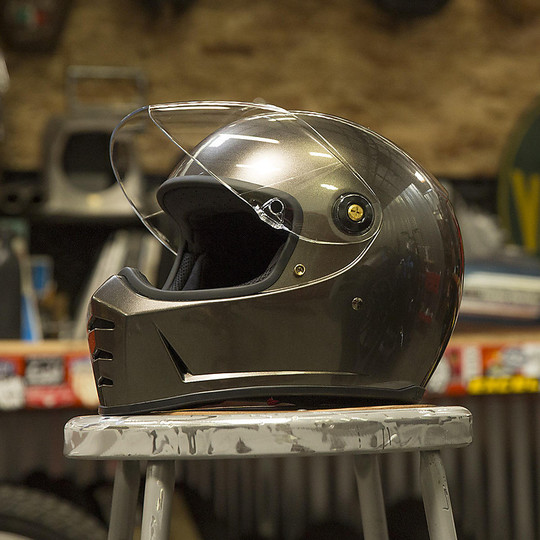 Integral Motorcycle Helmet Biltwell Model Lane Splitter Polished Bronze