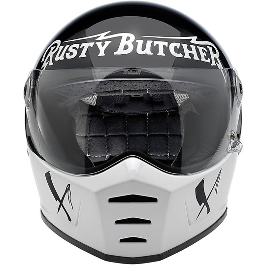Integral Motorcycle Helmet Biltwell Model Lane Splitter Rusty Butcher