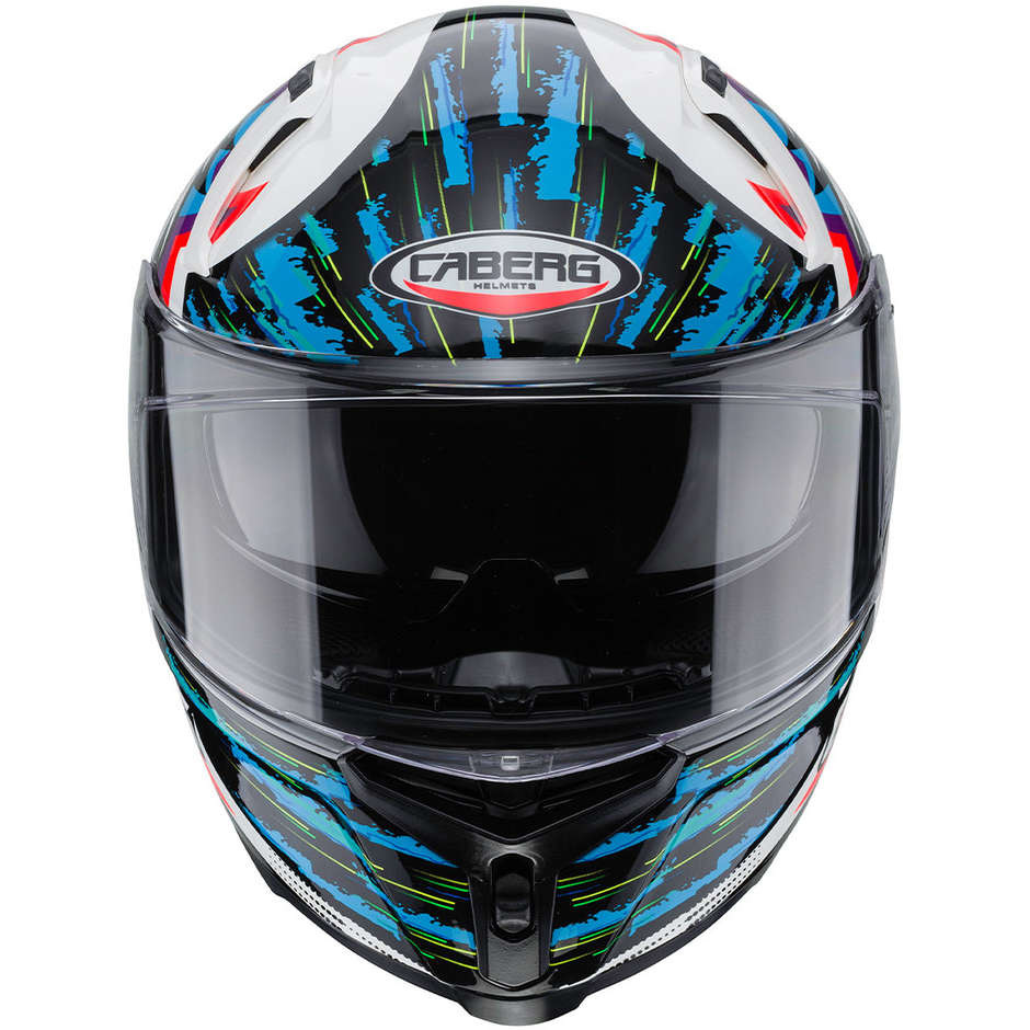 Integral Motorcycle Helmet Caberg AVALON HAWK White Black Blue
