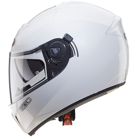 Integral Motorcycle Helmet Caberg Double Visor White Model Ego
