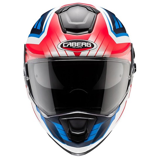 Integral Motorcycle Helmet Caberg DRIFT EVO GAMA Matt White Red Blue