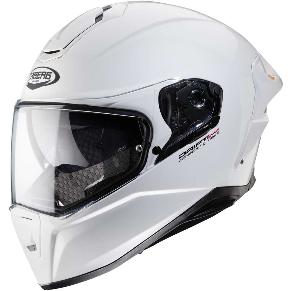 Integral Motorcycle Helmet Caberg DRIFT EVO Glossy White