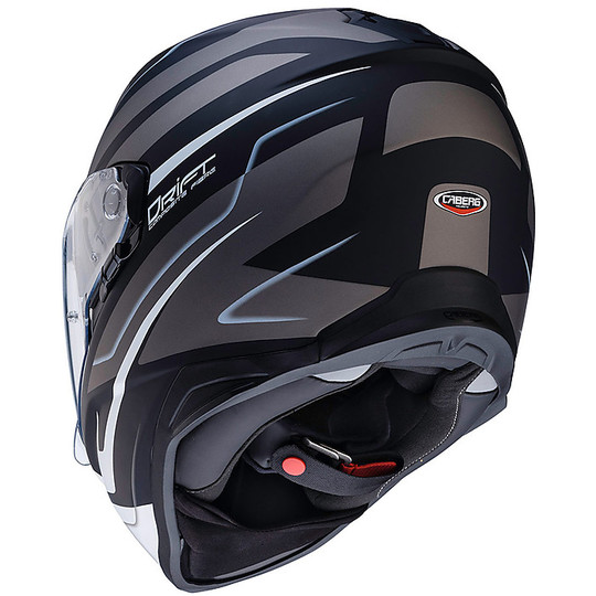 Integral Motorcycle Helmet Caberg Model Drift Shadow Matt Black White Anthracite