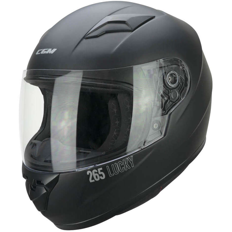 Integral Motorcycle Helmet Child CGM 265a LUCKY MONO Matt Black