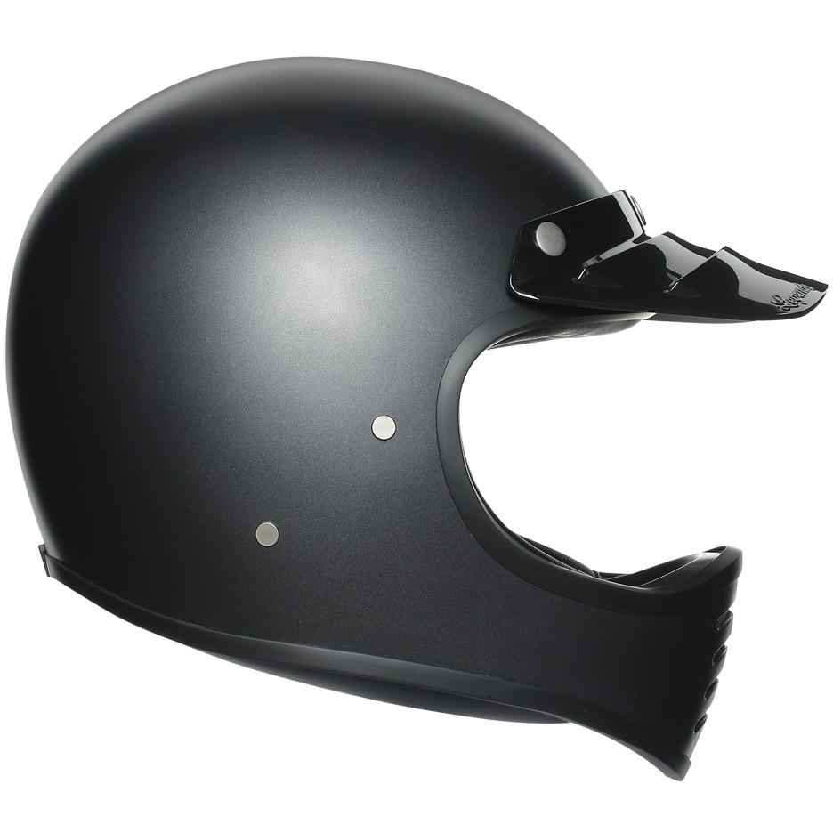 Integral Motorcycle Helmet Custom AGV Legend X101 Mono Matt Black