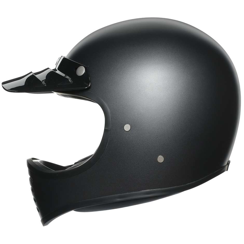 Integral Motorcycle Helmet Custom AGV Legend X101 Mono Matt Black
