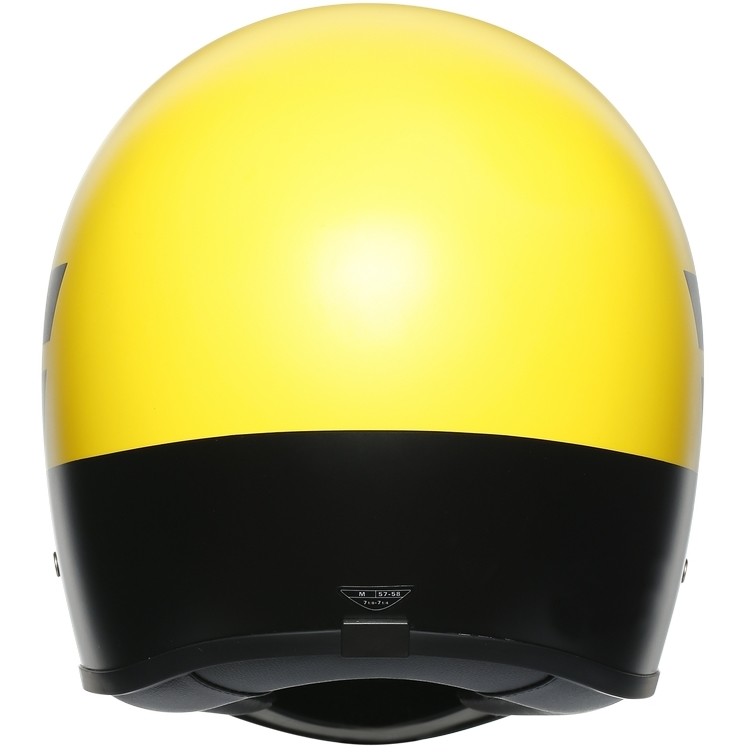 Integral Motorcycle Helmet Custom AGV Legend X101 Multi DUST Matt Yellow Black