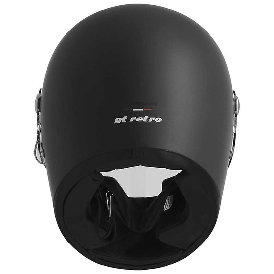 Integral Motorcycle Helmet Custom Astone GT Retro Matt Black