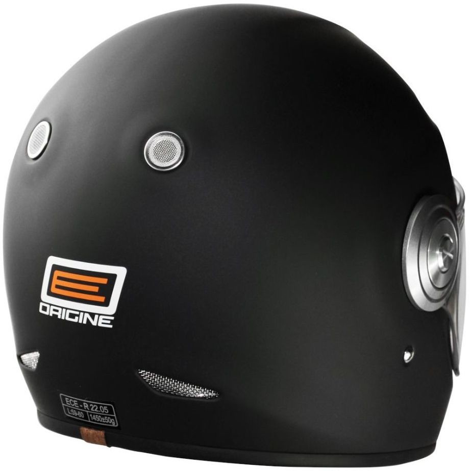 Integral Motorcycle Helmet Custom Origin VEGA Matt Black