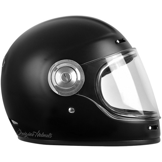 Integral Motorcycle Helmet Custom Origin Vega Stripe Black