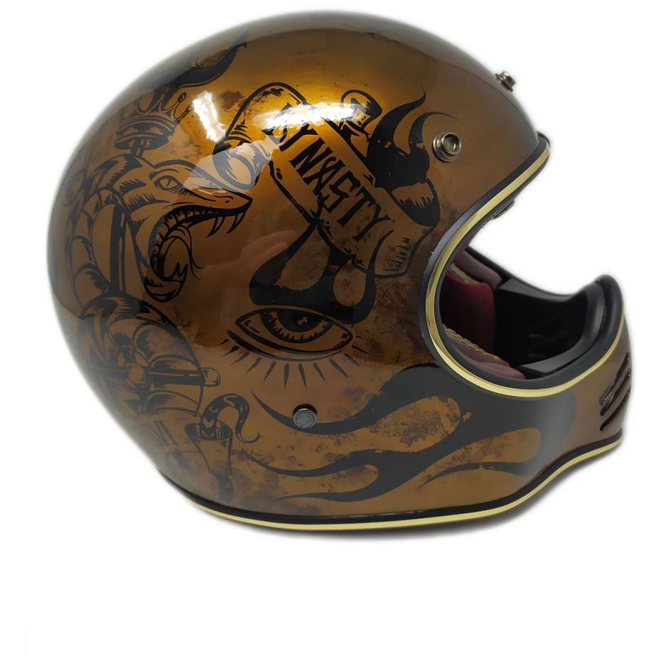 Integral Motorcycle Helmet Custom Premier MX BD BRONZE Limited Edition