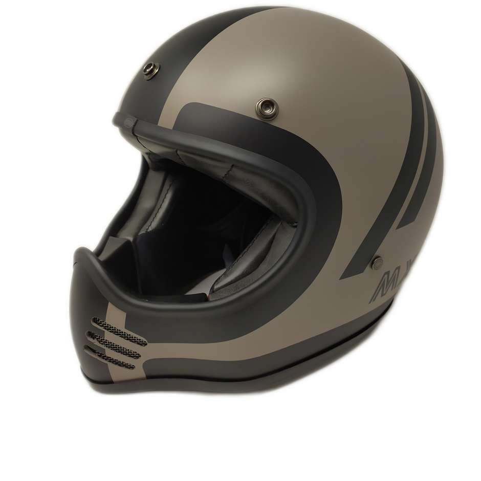 Integral Motorcycle Helmet Custom Premier MX DO GRAY 17 BM