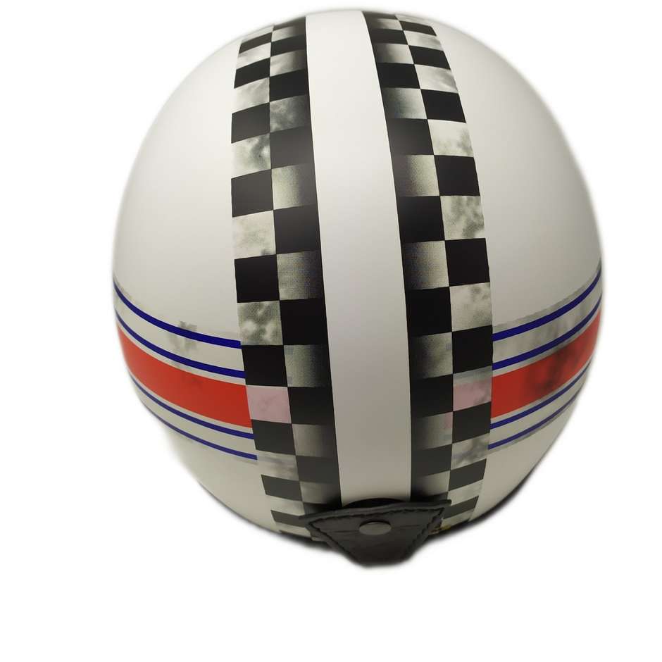 Integral Motorcycle Helmet Custom Premier MX STAR WHITE BM Limited Edition