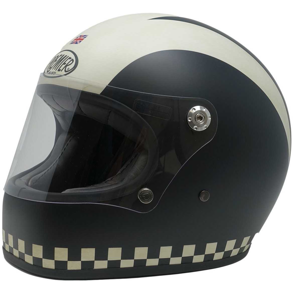 Integral Motorcycle Helmet Custom Premier TROPHY RETRO OS BM Limited ...