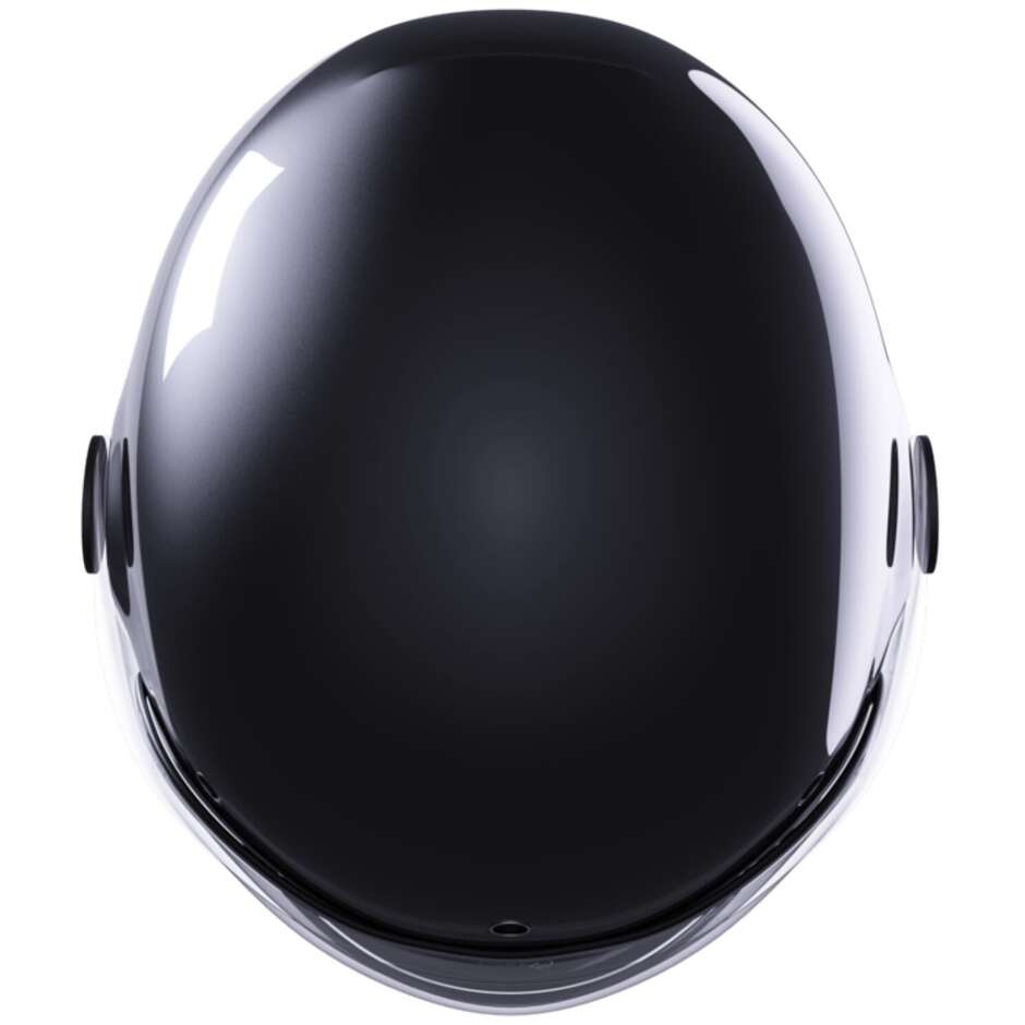 Integral Motorcycle Helmet Custom Stormer GLORY Solid Glossy Black
