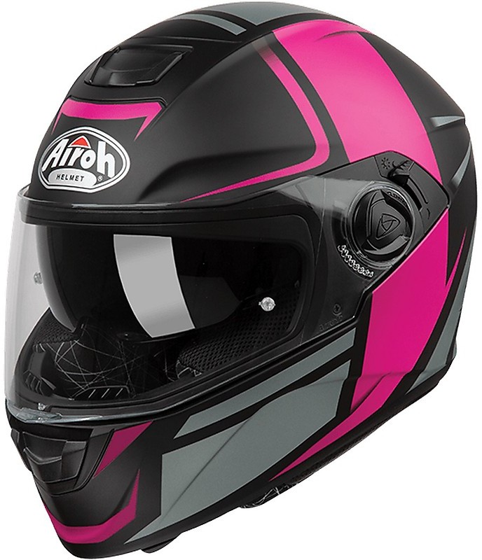 Integral Motorcycle Helmet Double Visor Airoh ST301 WONDER Black Matt
