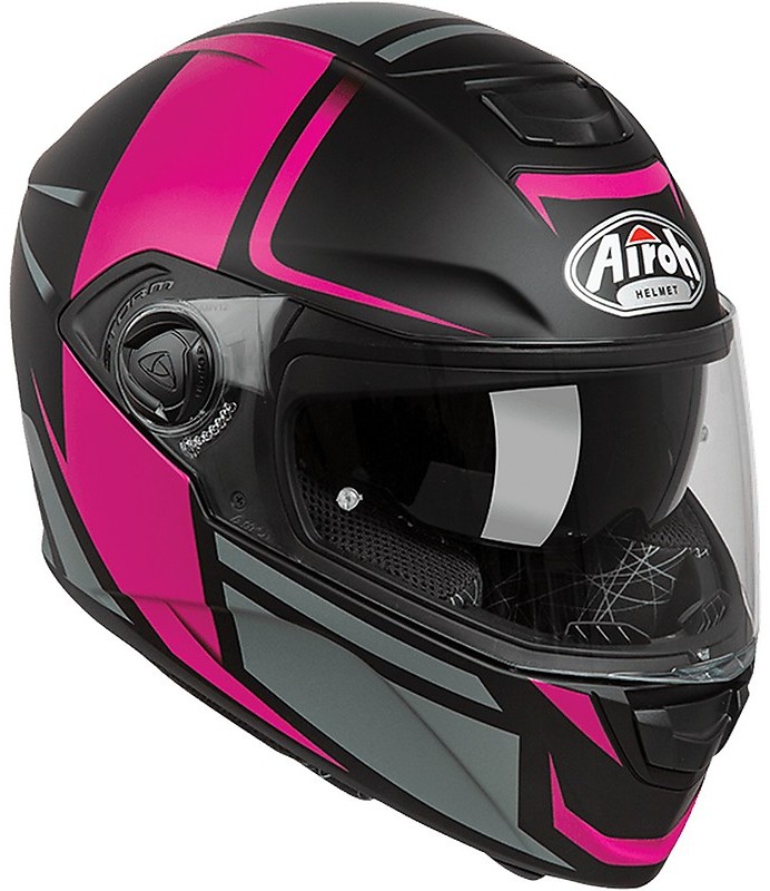 Integral Motorcycle Helmet Double Visor Airoh ST301 WONDER Black Matt