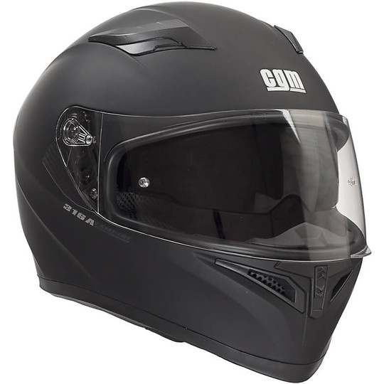 Integral Motorcycle Helmet Double Visor CGM 316A TAMPERE Matt Black